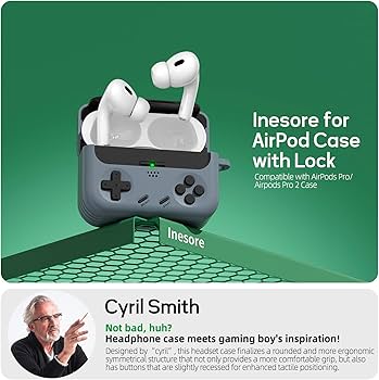 Amazon | Inesore【ロック付き】Airpods Pro2 ケース カラビナ